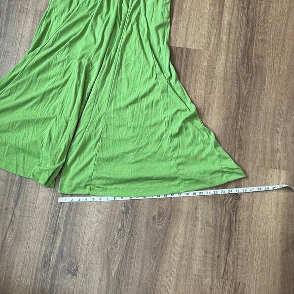 NEW Free People Beach Alice Shoulder Tie Wide Leg One Piece Jumpsuit Green - Picture 6 of 15